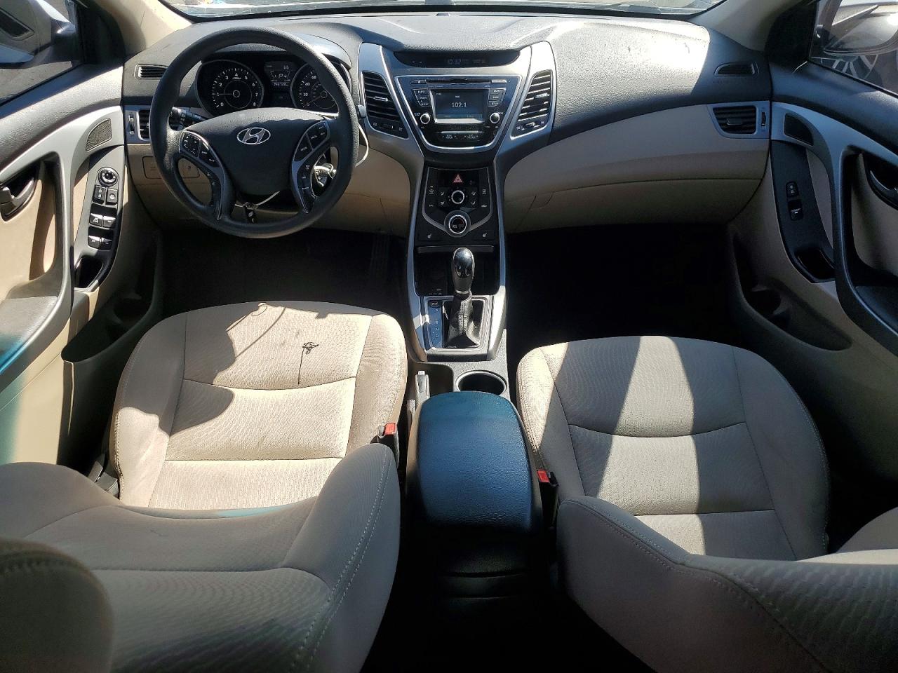 2014 Hyundai Elantra Se White vin: 5NPDH4AE2EH501784
