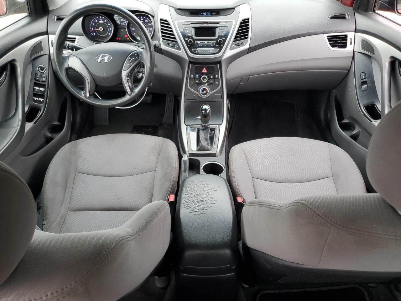 2014 Hyundai Elantra Se Red vin: 5NPDH4AE2EH505205