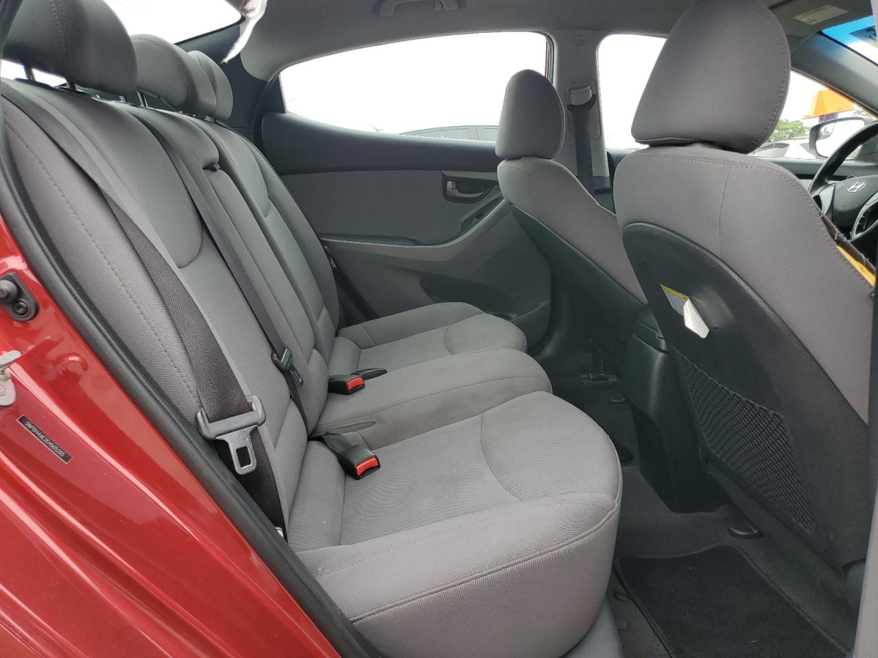 2014 Hyundai Elantra Se Red vin: 5NPDH4AE2EH505205