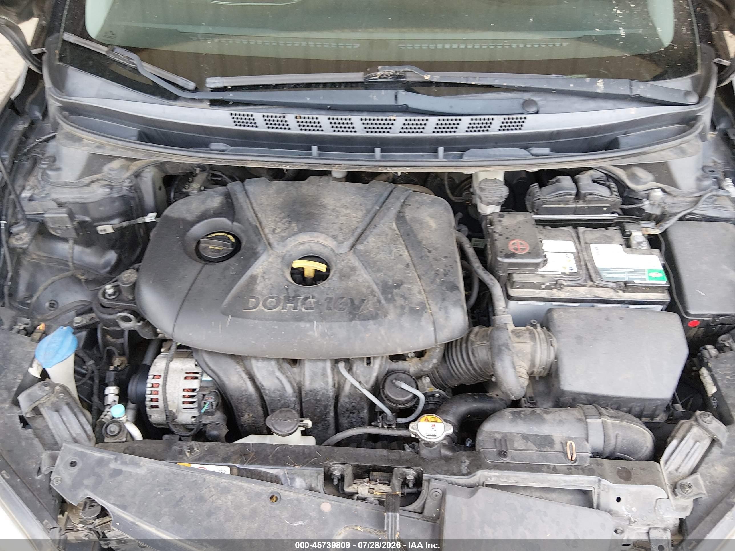 2014 Hyundai Elantra Se Black vin: 5NPDH4AE2EH505575