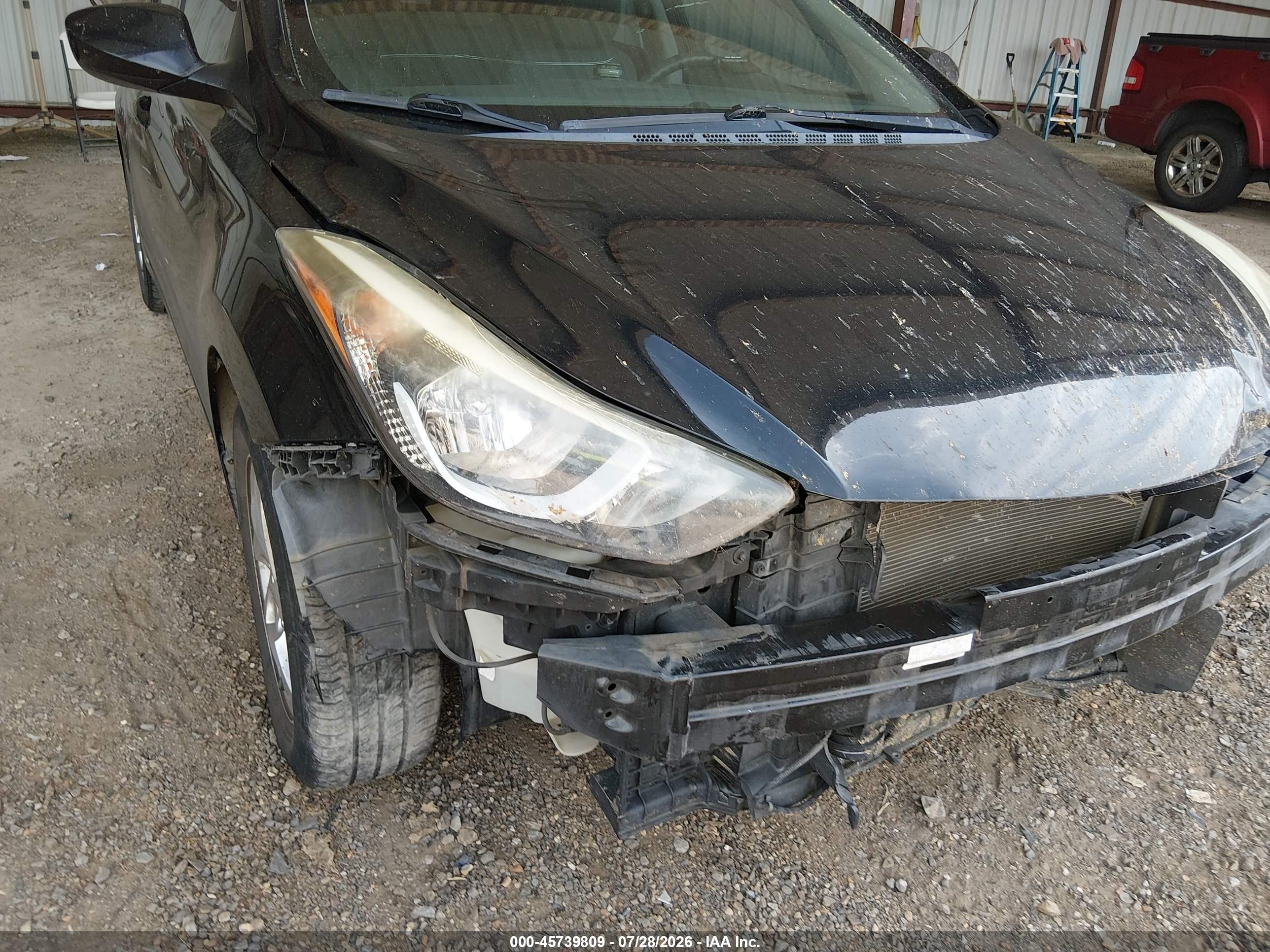 2014 Hyundai Elantra Se Black vin: 5NPDH4AE2EH505575