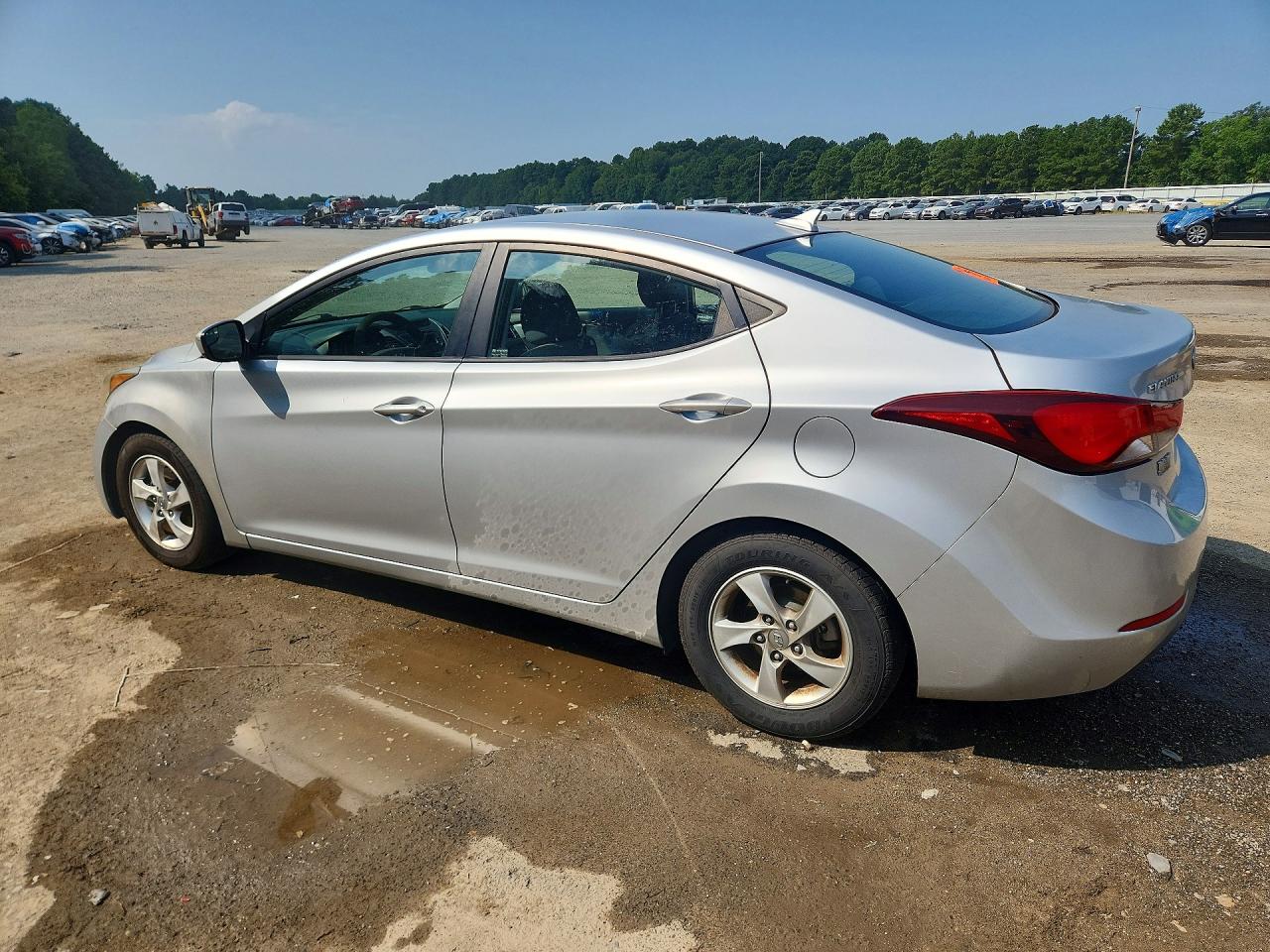 2014 Hyundai Elantra Se Silver vin: 5NPDH4AE2EH507178