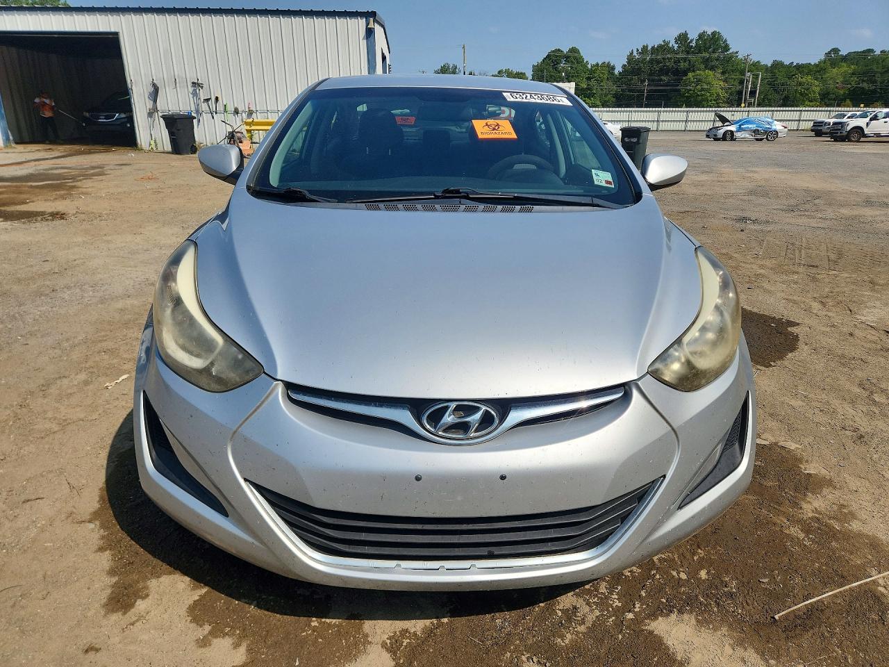 2014 Hyundai Elantra Se Silver vin: 5NPDH4AE2EH507178