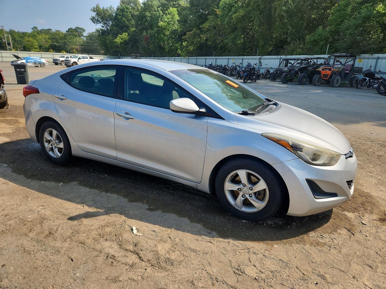 2014 Hyundai Elantra Se Silver vin: 5NPDH4AE2EH507178