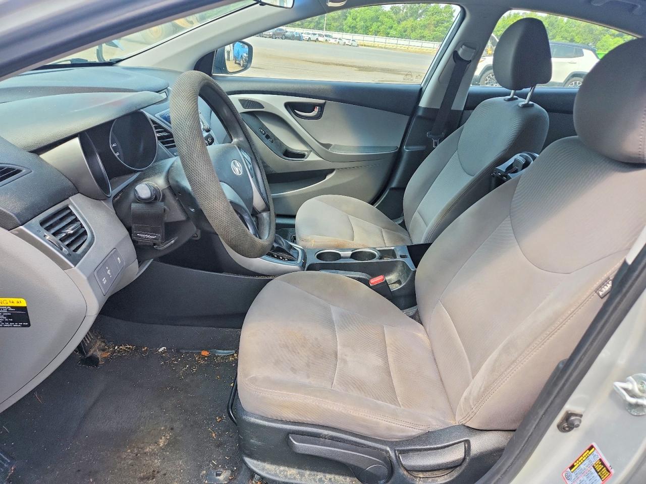 2014 Hyundai Elantra Se Silver vin: 5NPDH4AE2EH507178