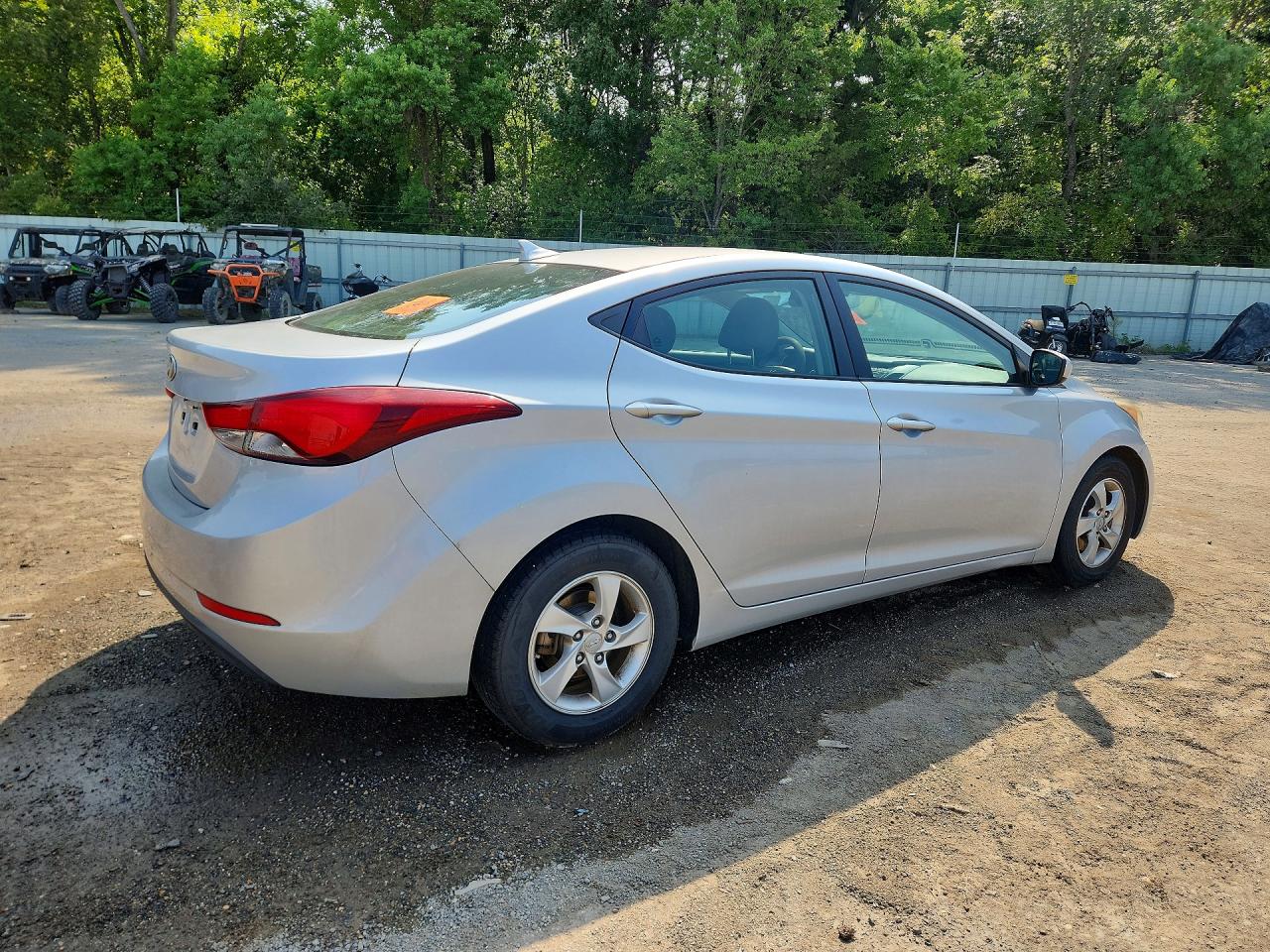 2014 Hyundai Elantra Se Silver vin: 5NPDH4AE2EH507178