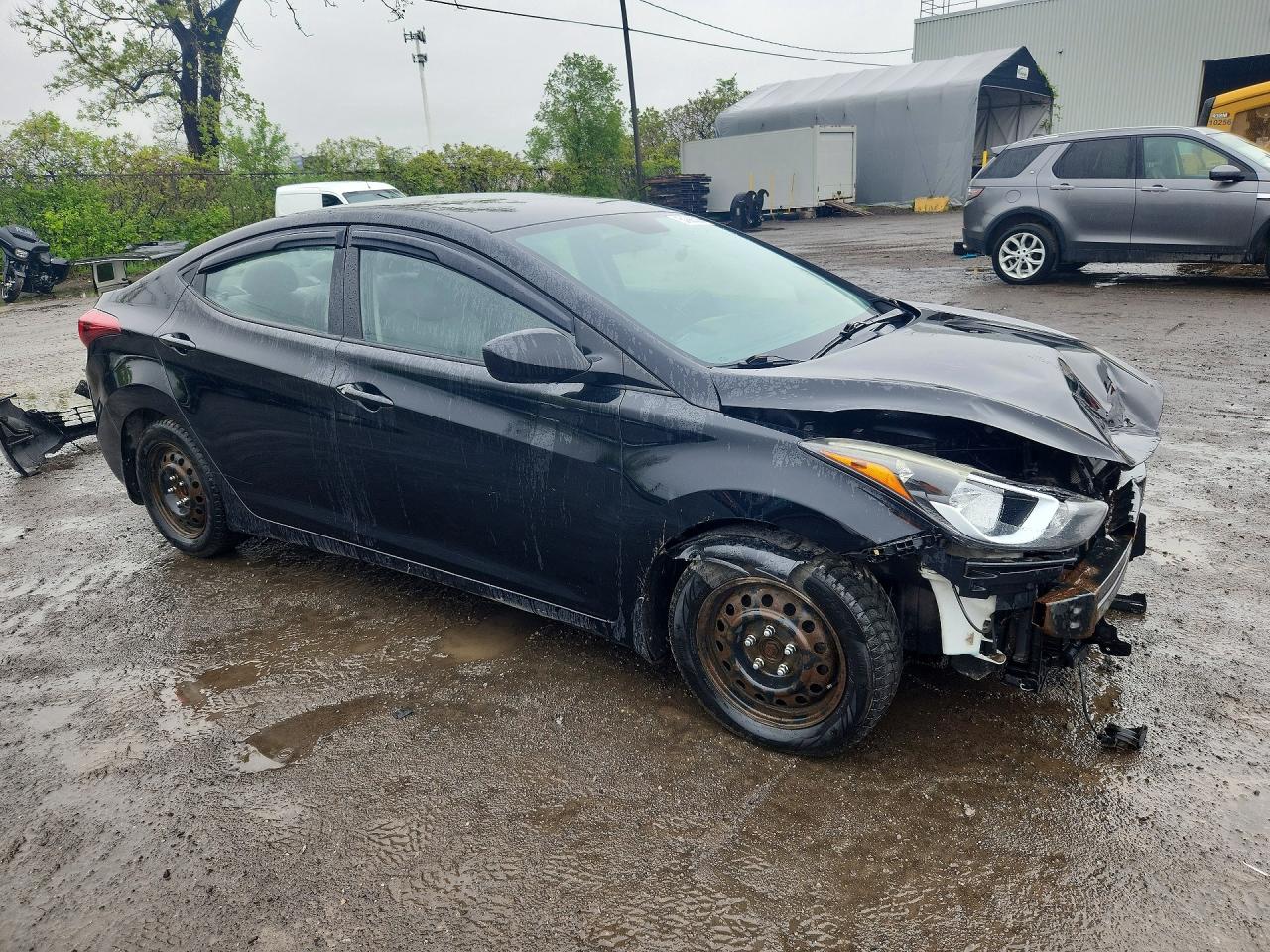 2014 Hyundai Elantra Se Black vin: 5NPDH4AE2EH508086