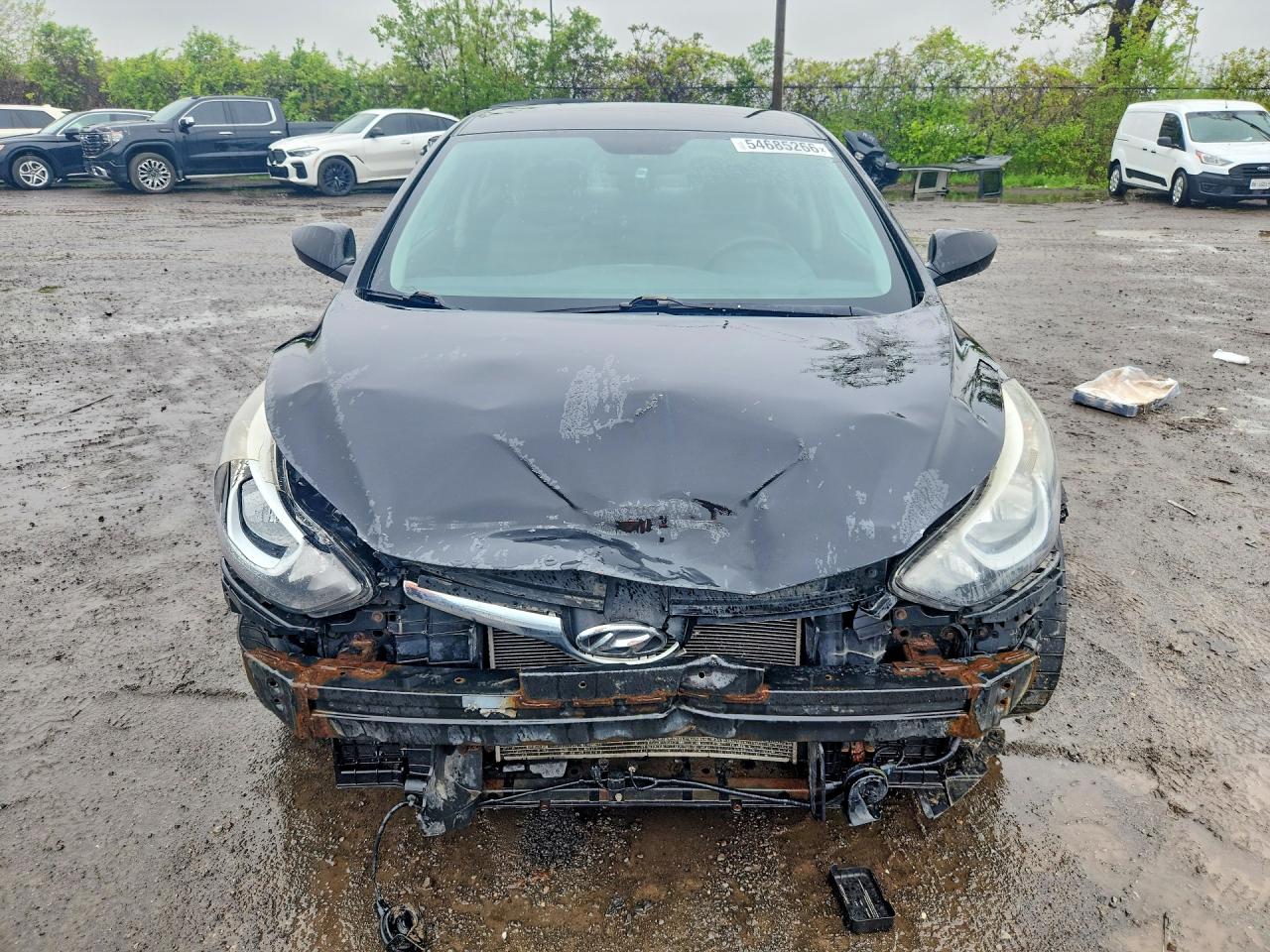2014 Hyundai Elantra Se Black vin: 5NPDH4AE2EH508086