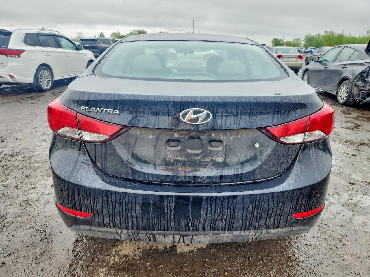 2014 Hyundai Elantra Se Black vin: 5NPDH4AE2EH508086