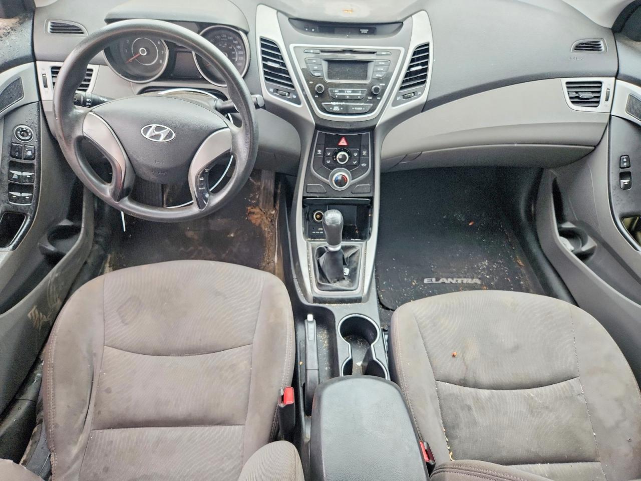 2014 Hyundai Elantra Se Black vin: 5NPDH4AE2EH508086