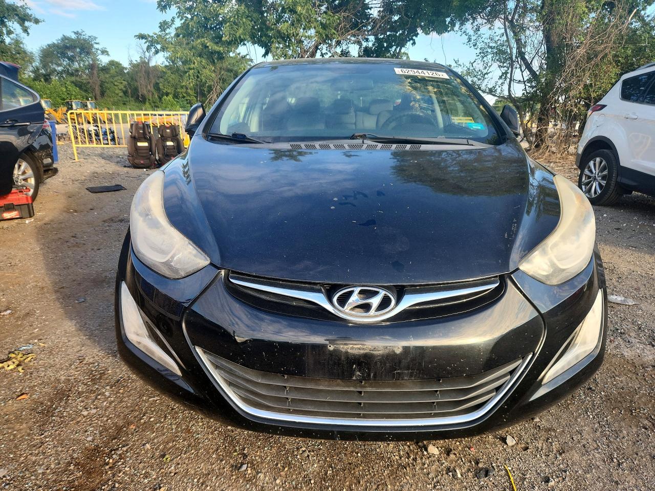2014 Hyundai Elantra Se Black vin: 5NPDH4AE2EH510937