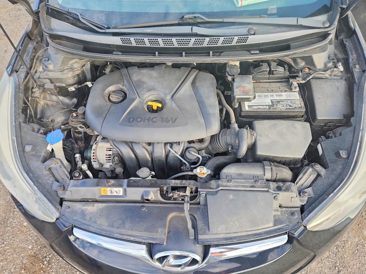 2014 Hyundai Elantra Se Black vin: 5NPDH4AE2EH510937