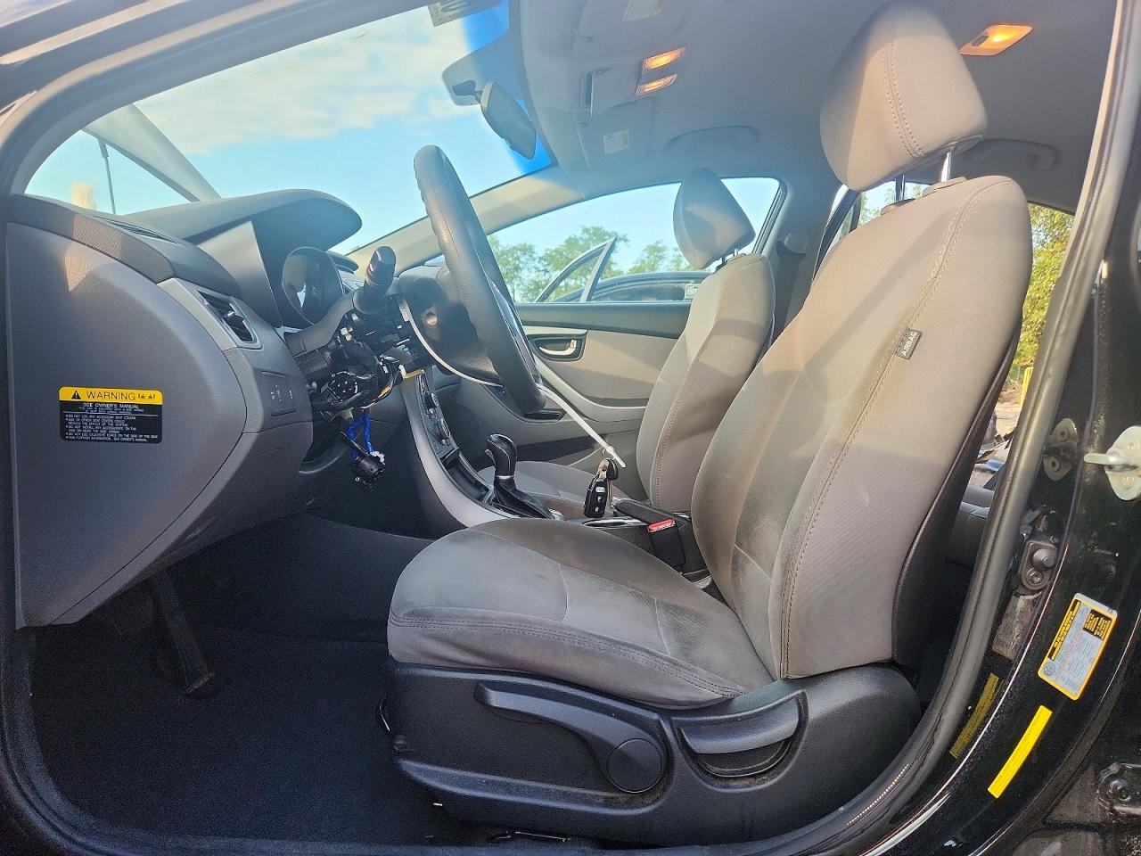 2014 Hyundai Elantra Se Black vin: 5NPDH4AE2EH510937