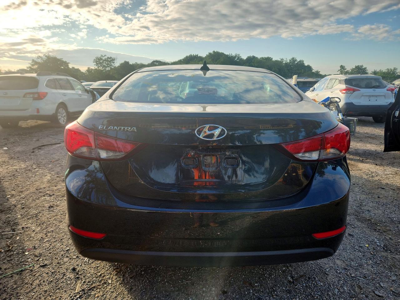 2014 Hyundai Elantra Se Black vin: 5NPDH4AE2EH510937