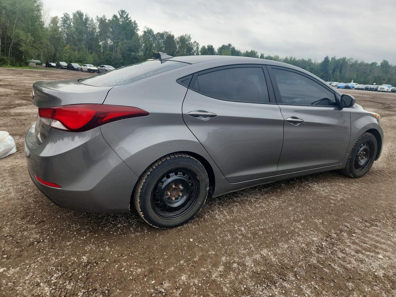 2014 Hyundai Elantra Se Gray vin: 5NPDH4AE2EH518228