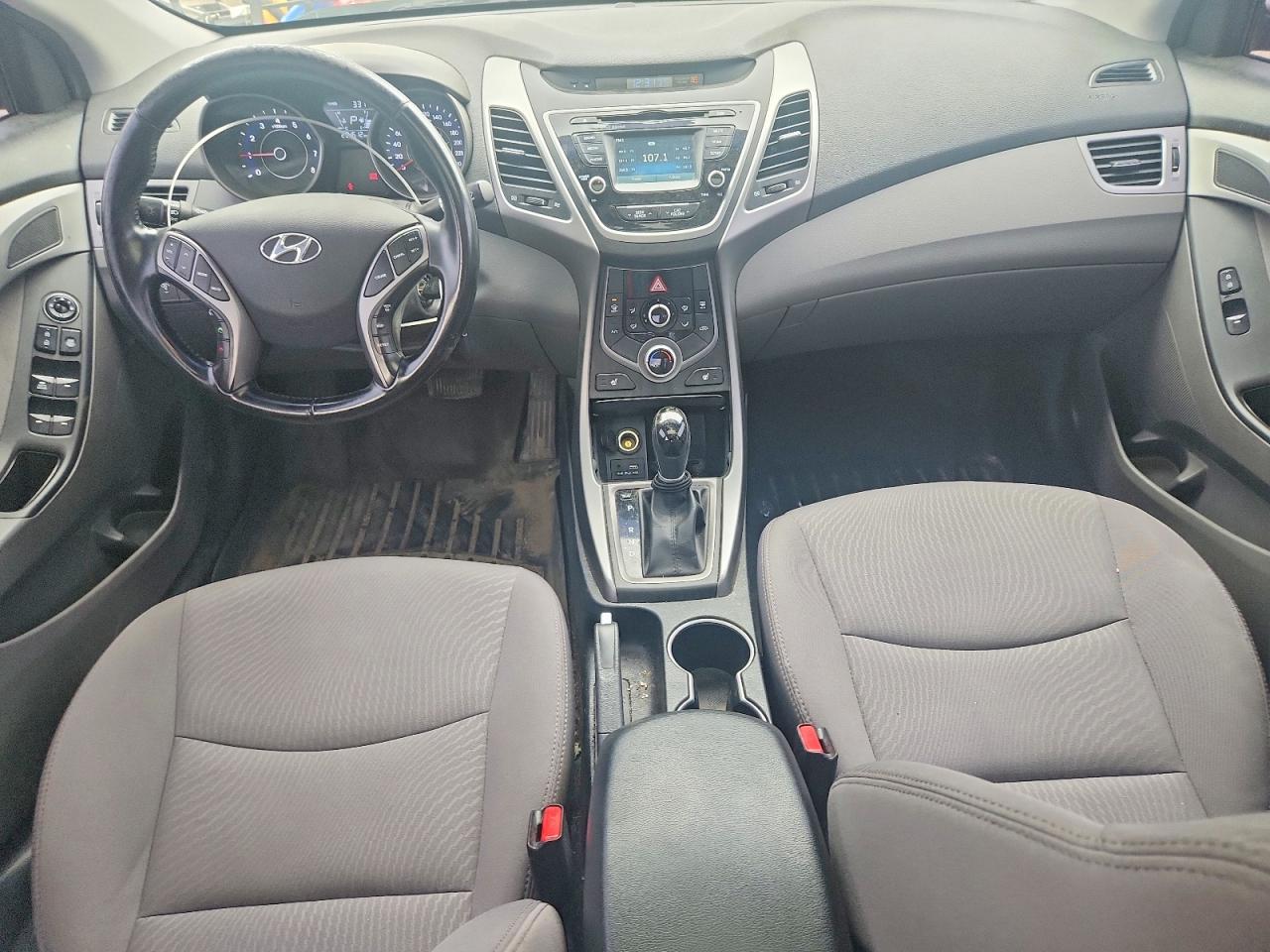 2014 Hyundai Elantra Se Gray vin: 5NPDH4AE2EH518228