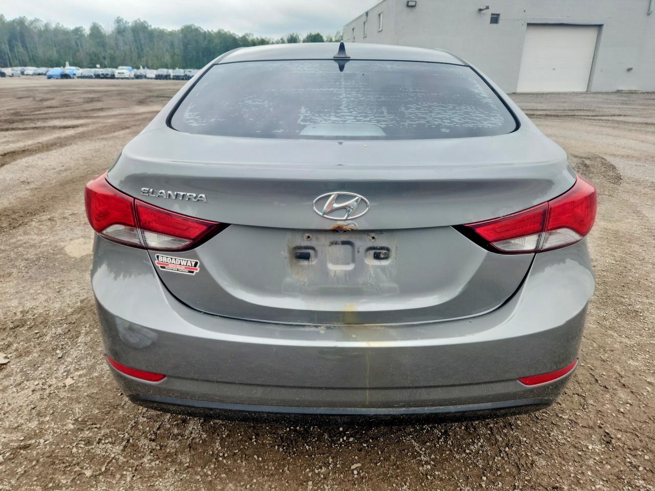 2014 Hyundai Elantra Se Gray vin: 5NPDH4AE2EH518228