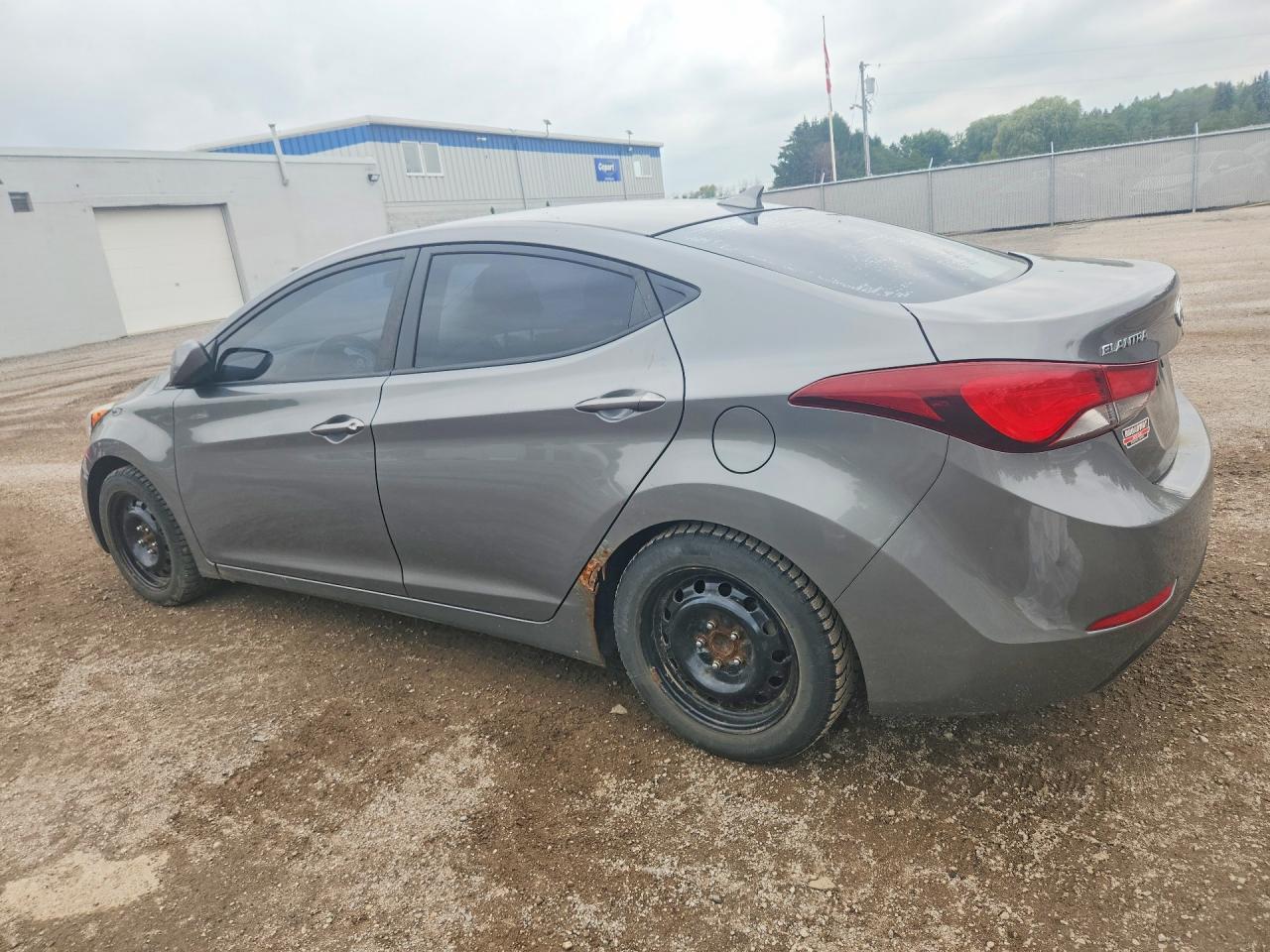 2014 Hyundai Elantra Se Gray vin: 5NPDH4AE2EH518228