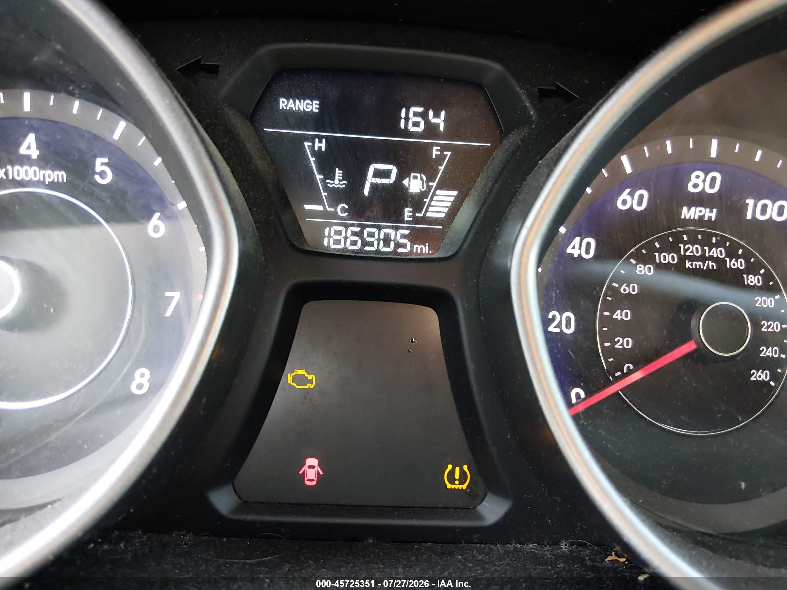 2014 Hyundai Elantra Limited Gold vin: 5NPDH4AE2EH519427