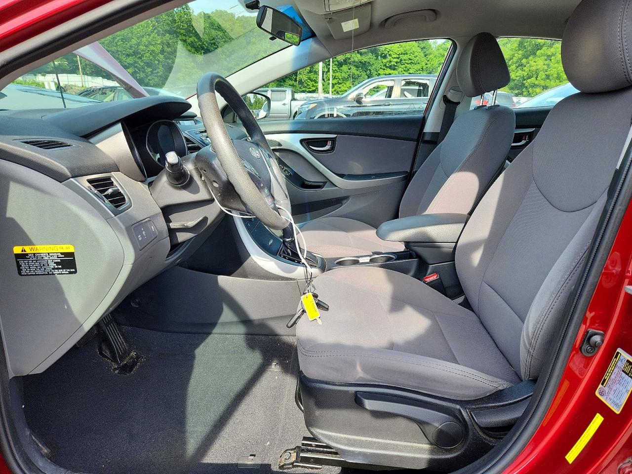 2014 Hyundai Elantra Se Red vin: 5NPDH4AE2EH519959