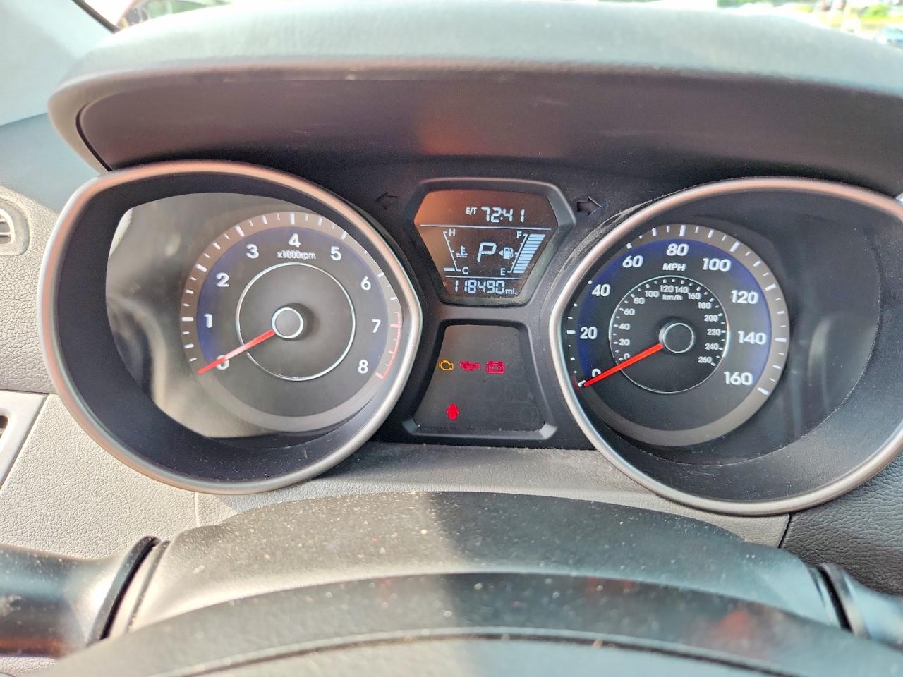 2014 Hyundai Elantra Se Red vin: 5NPDH4AE2EH519959