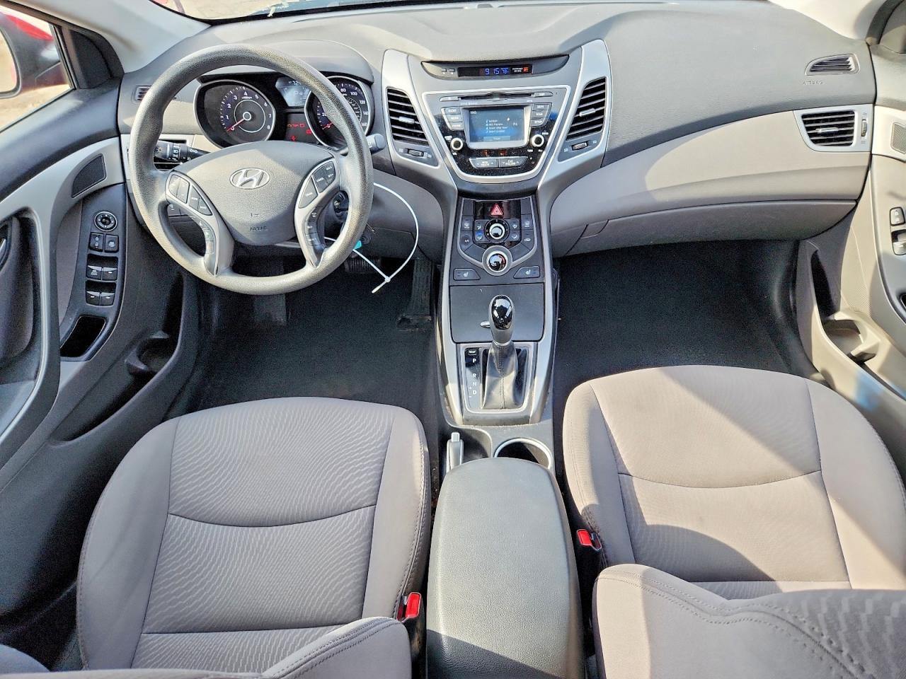 2014 Hyundai Elantra Se Red vin: 5NPDH4AE2EH519959