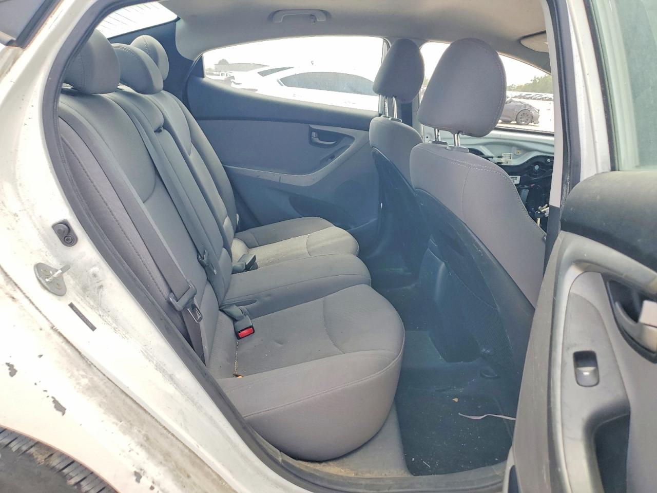 2014 Hyundai Elantra Se White vin: 5NPDH4AE2EH521906