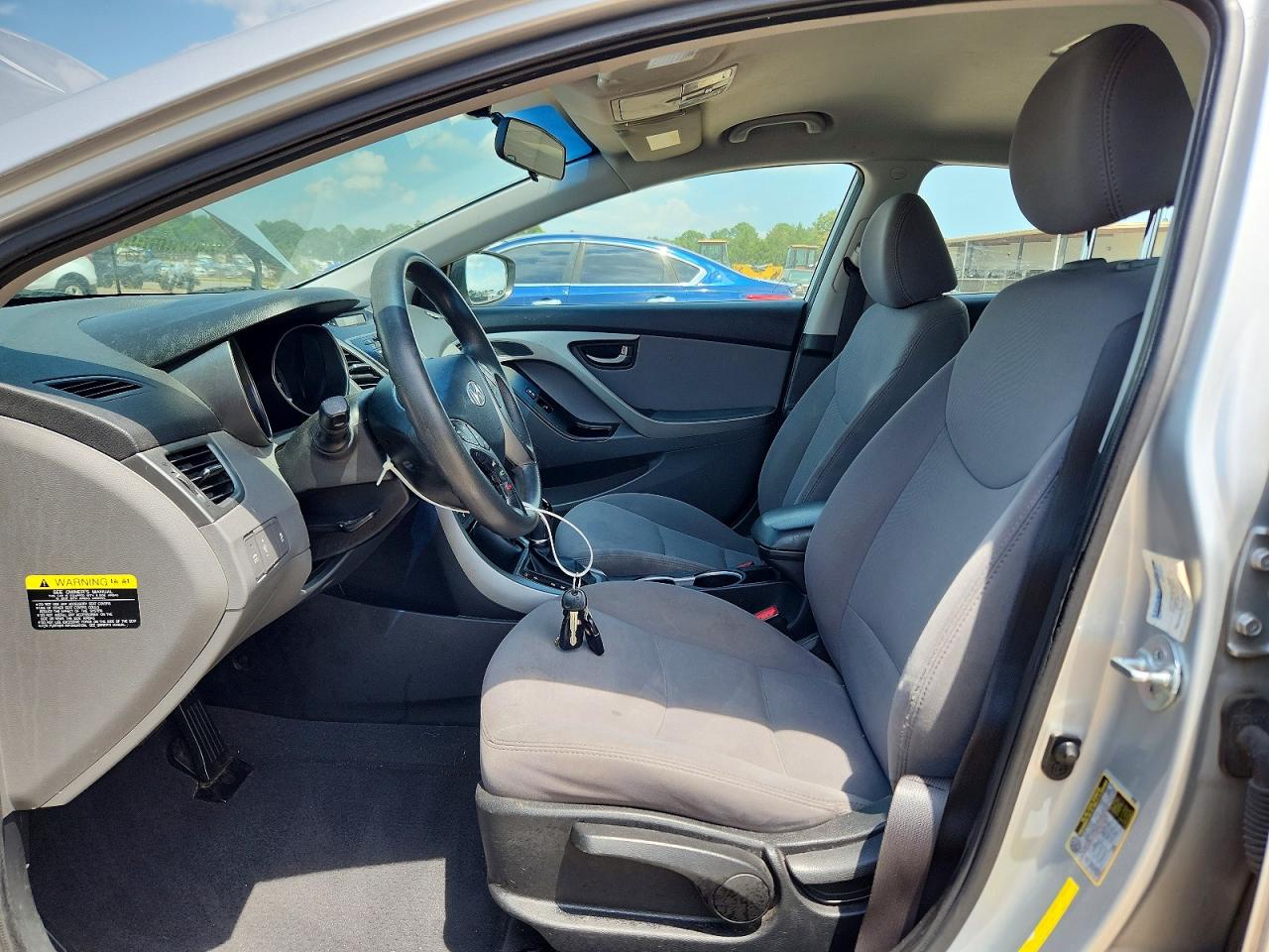 2014 Hyundai Elantra Se Silver vin: 5NPDH4AE2EH523493