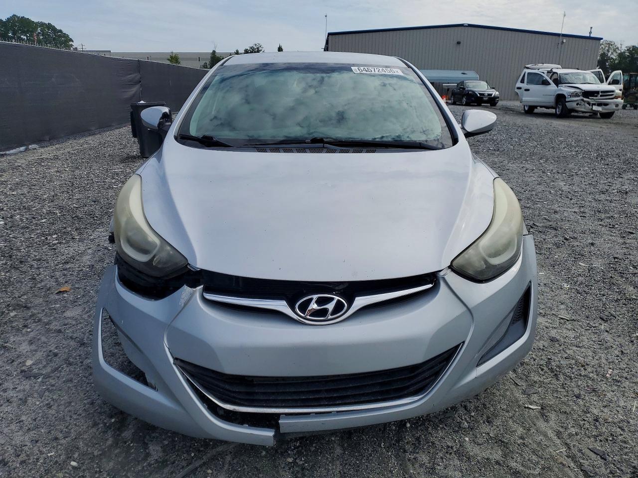 2014 Hyundai Elantra Se Gray vin: 5NPDH4AE2EH523896