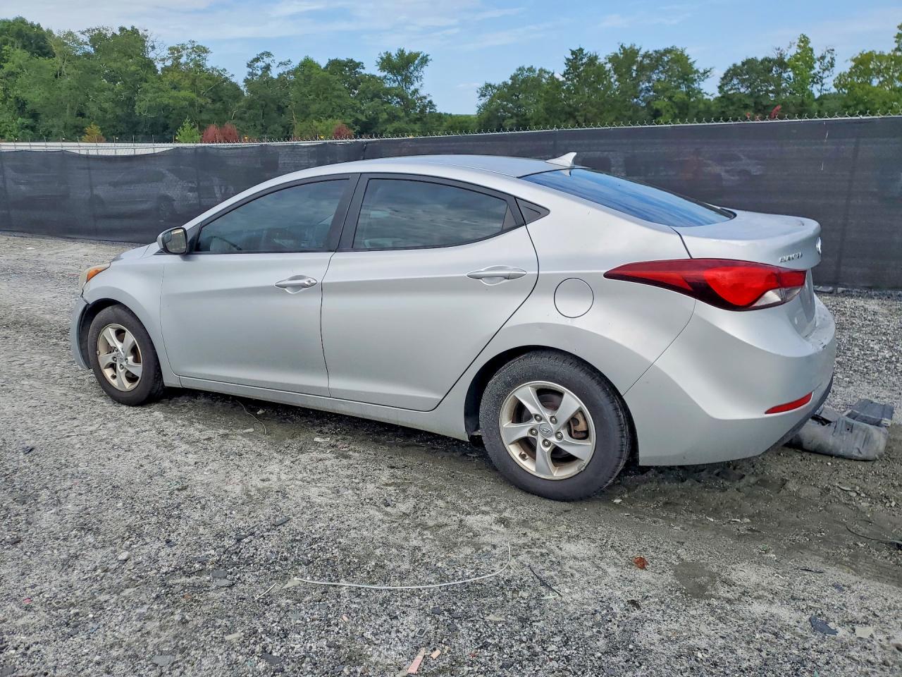 2014 Hyundai Elantra Se Gray vin: 5NPDH4AE2EH523896