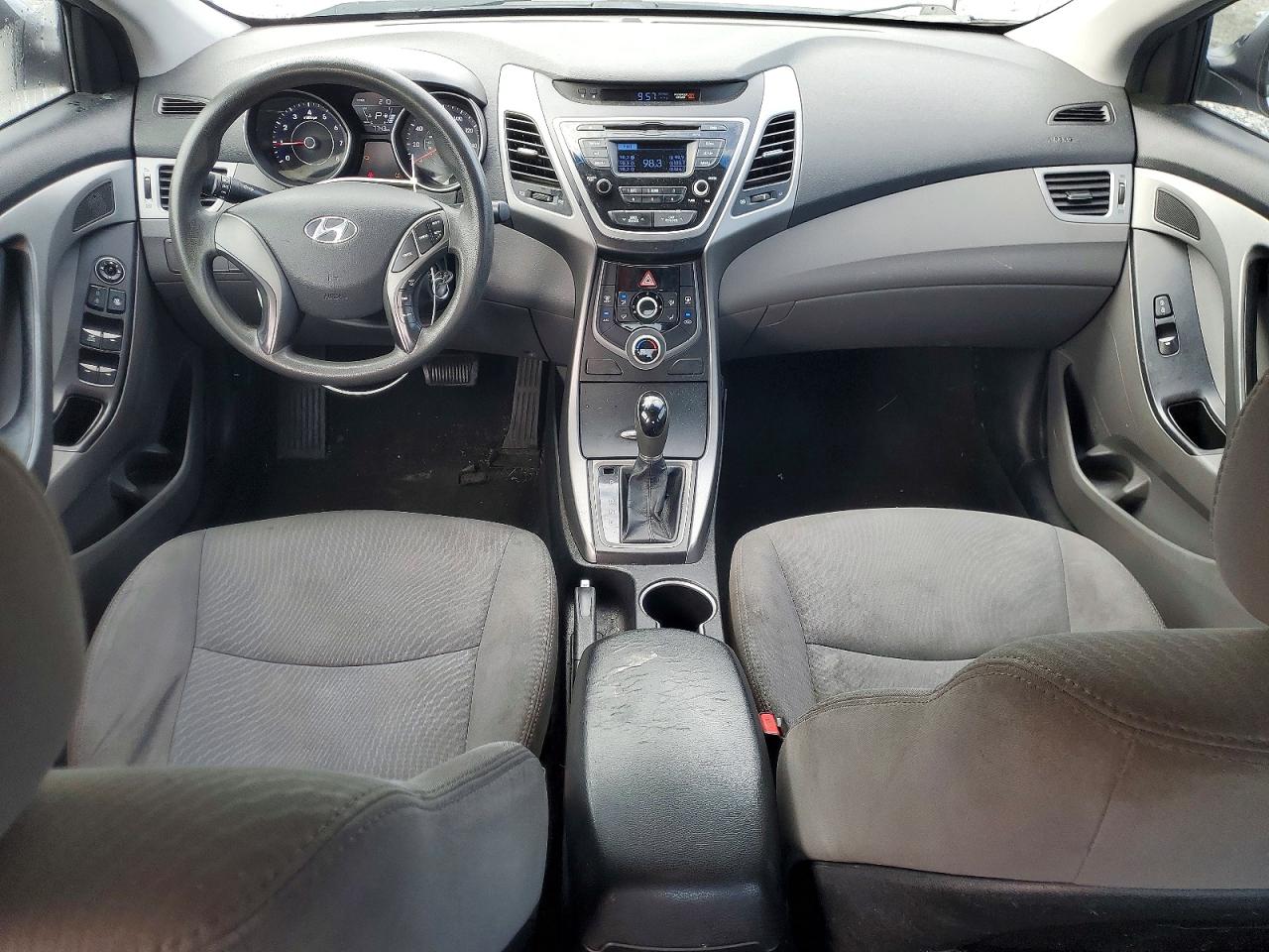 2014 Hyundai Elantra Se Gray vin: 5NPDH4AE2EH523896