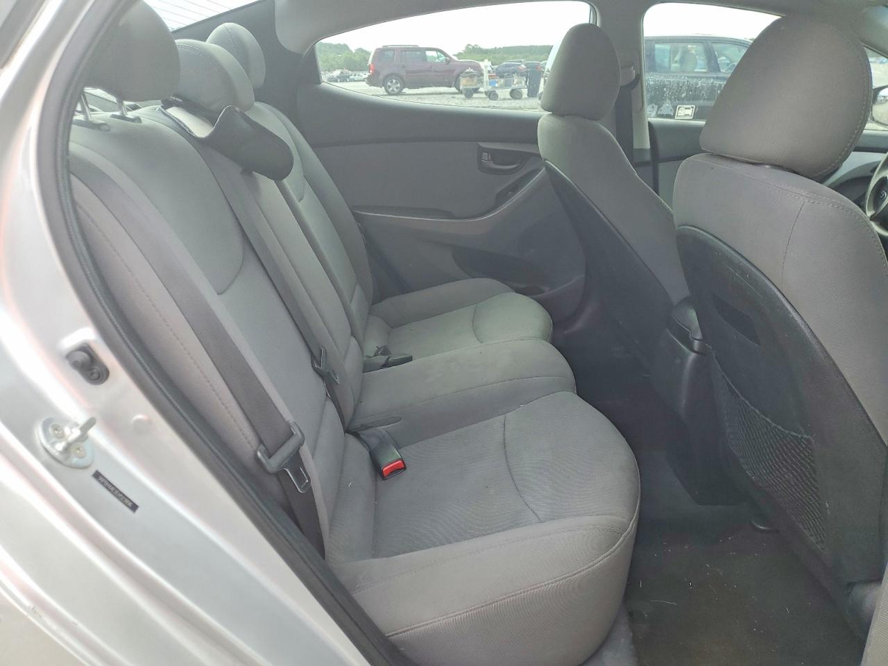 2014 Hyundai Elantra Se Gray vin: 5NPDH4AE2EH523896