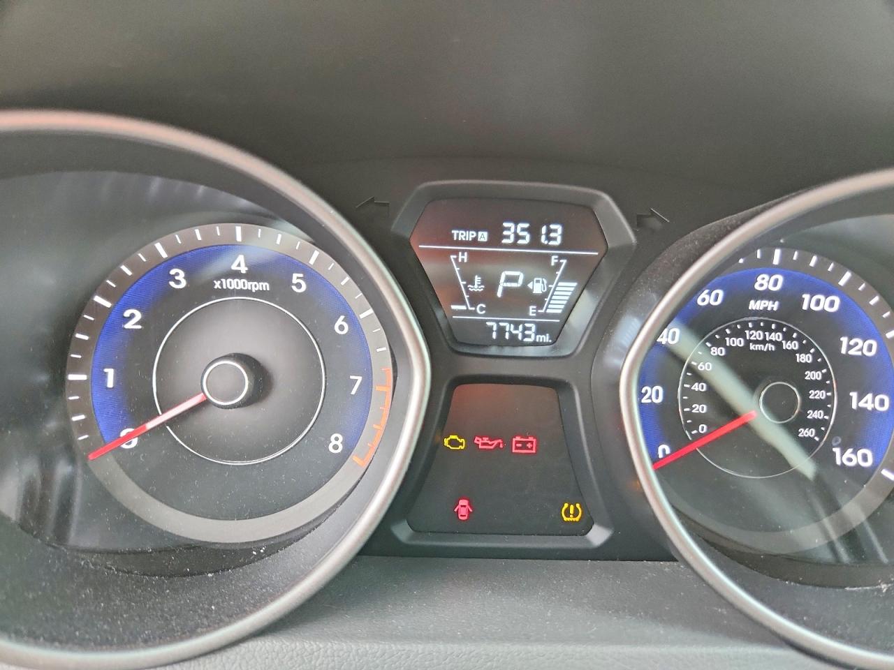 2014 Hyundai Elantra Se Gray vin: 5NPDH4AE2EH523896