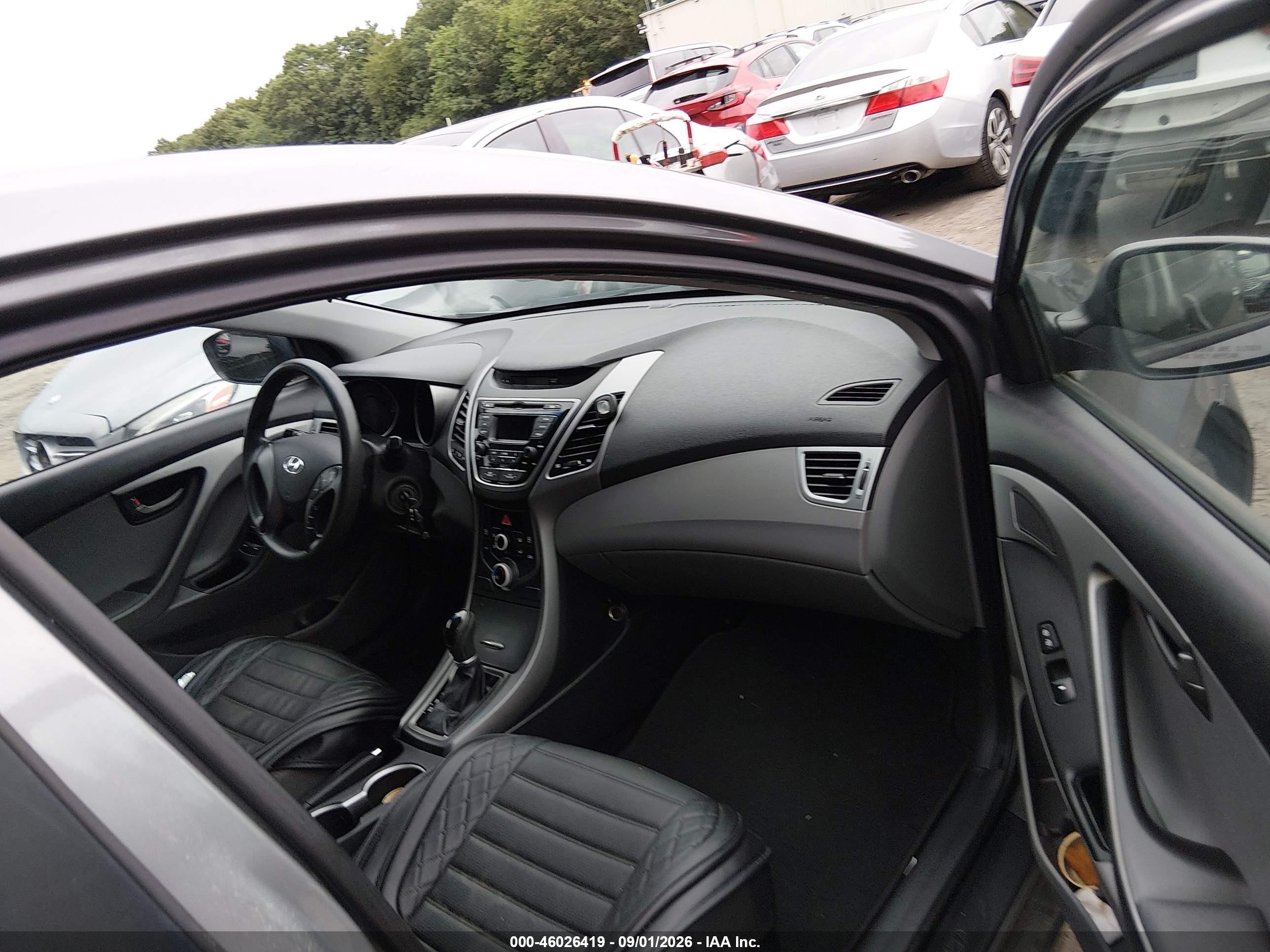2014 Hyundai Elantra Se Серый vin: 5NPDH4AE2EH525695