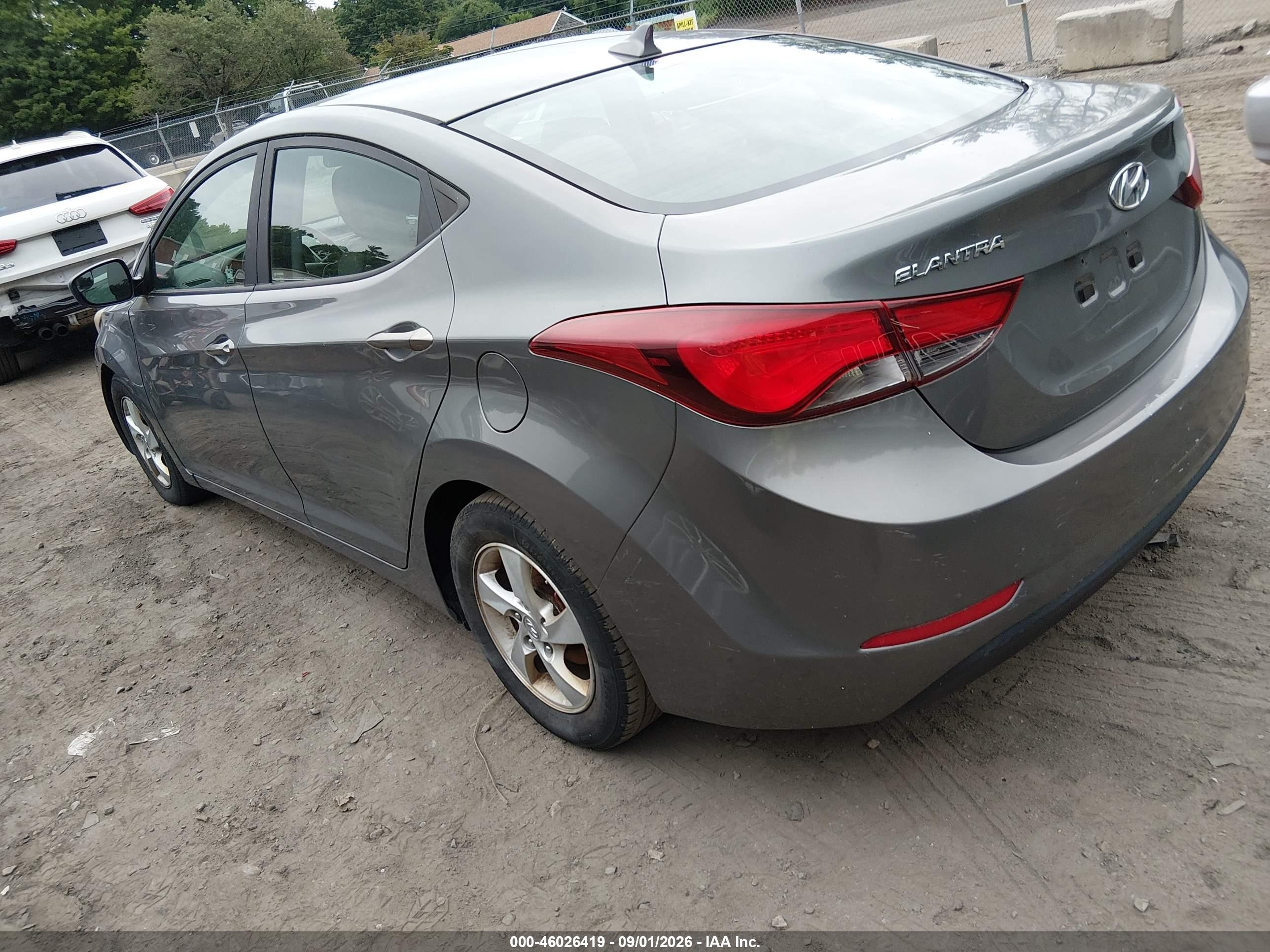 2014 Hyundai Elantra Se Серый vin: 5NPDH4AE2EH525695