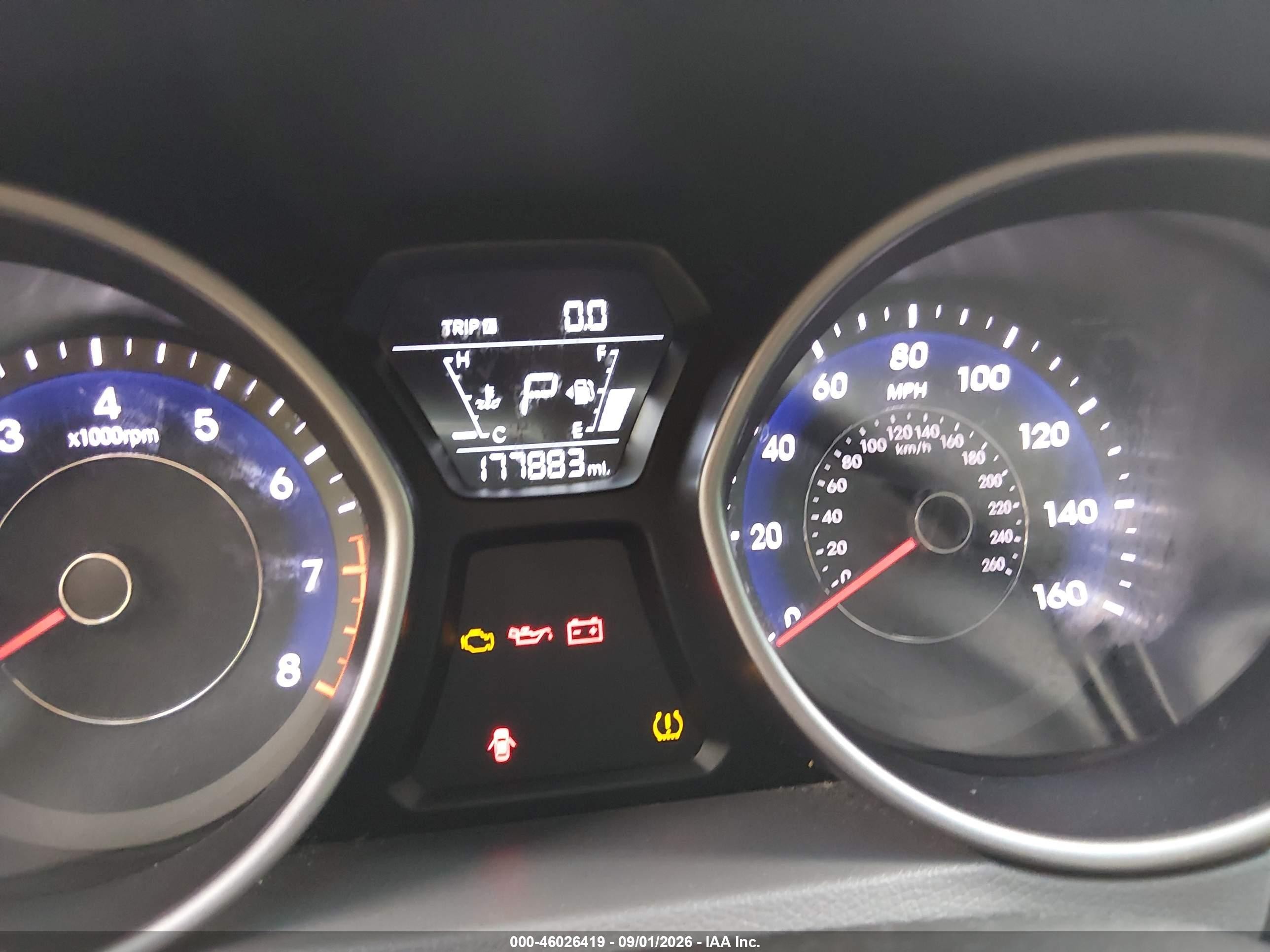 2014 Hyundai Elantra Se Серый vin: 5NPDH4AE2EH525695