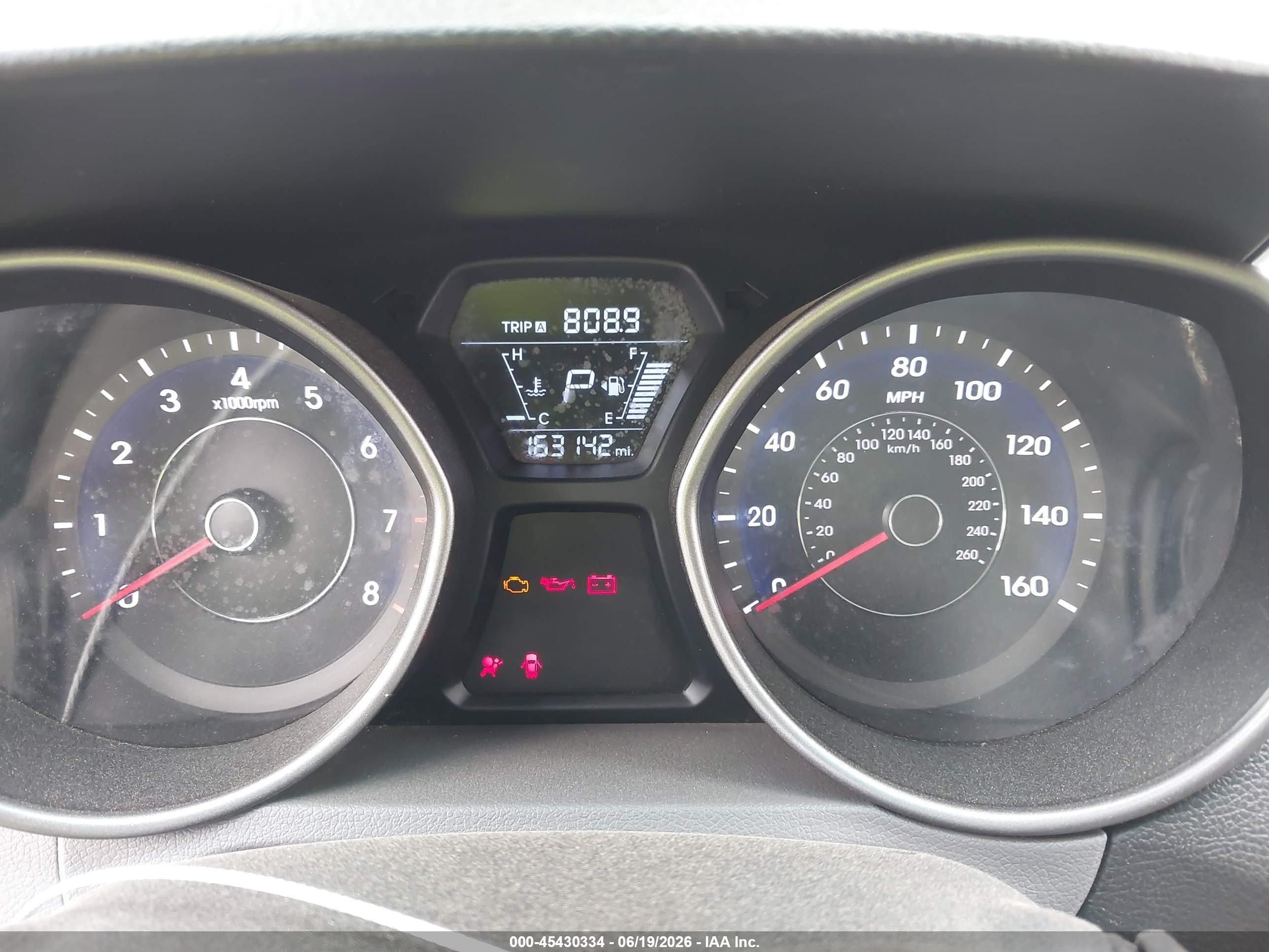 2014 Hyundai Elantra Se Gray vin: 5NPDH4AE2EH526068
