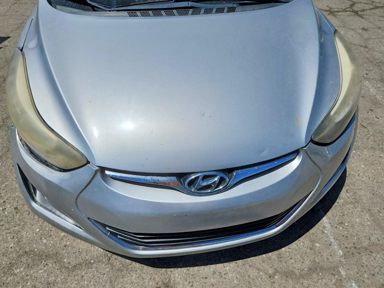 2014 Hyundai Elantra Se Silver vin: 5NPDH4AE2EH528029