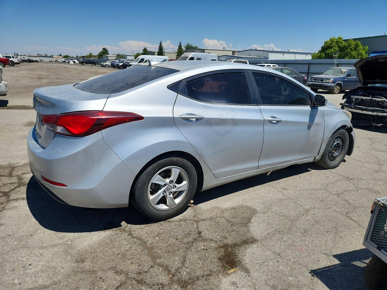 2014 Hyundai Elantra Se Silver vin: 5NPDH4AE2EH528029