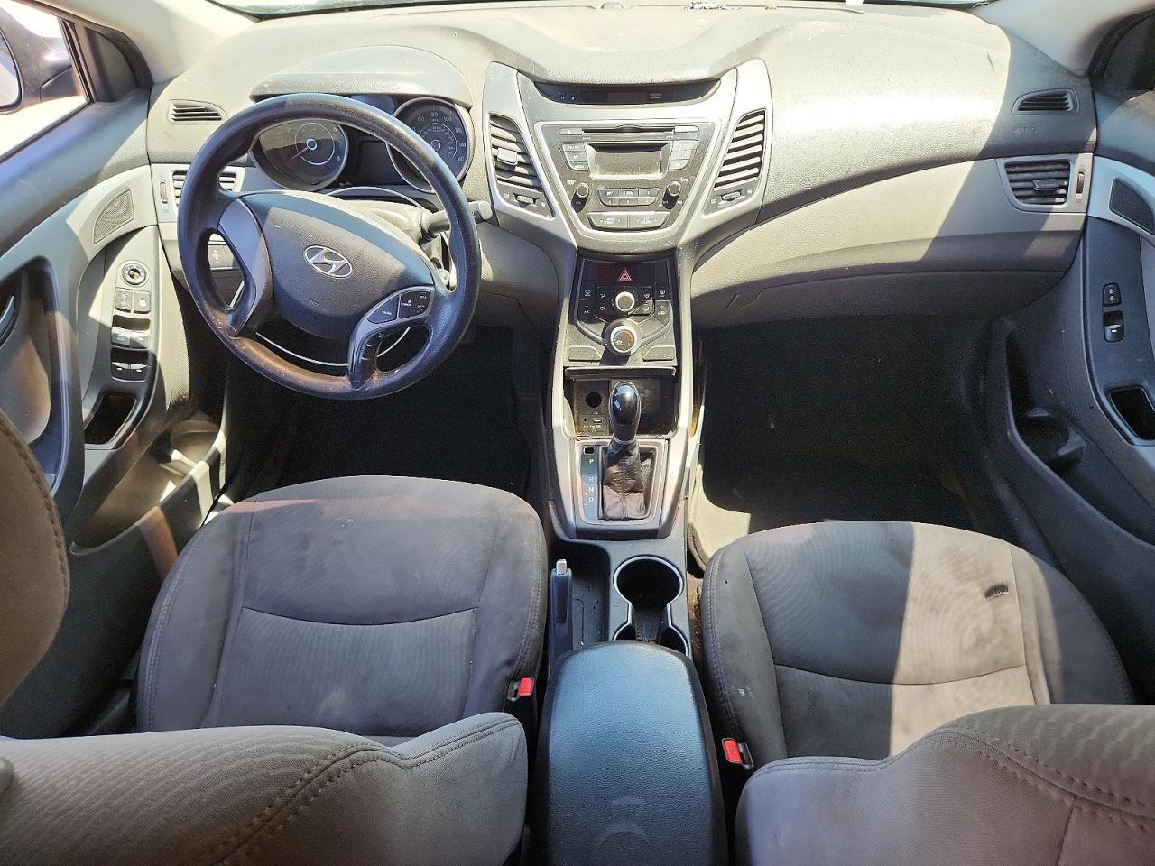 2014 Hyundai Elantra Se Silver vin: 5NPDH4AE2EH528029