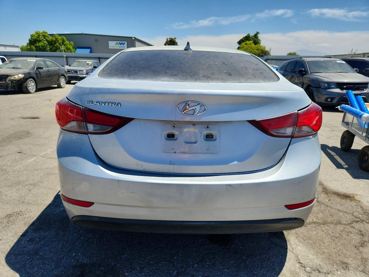 2014 Hyundai Elantra Se Silver vin: 5NPDH4AE2EH528029