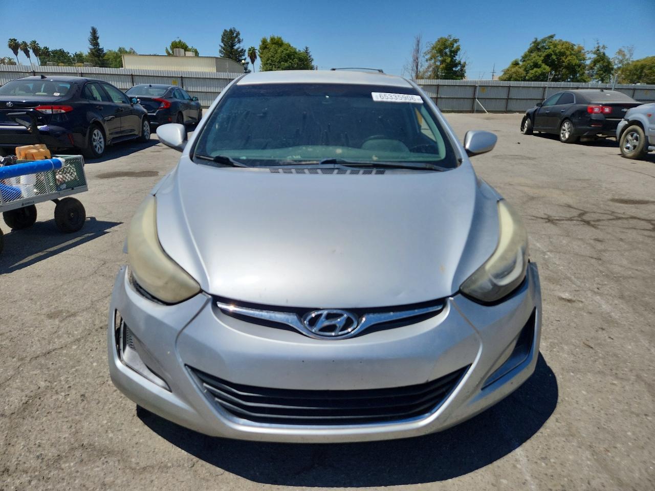 2014 Hyundai Elantra Se Silver vin: 5NPDH4AE2EH528029
