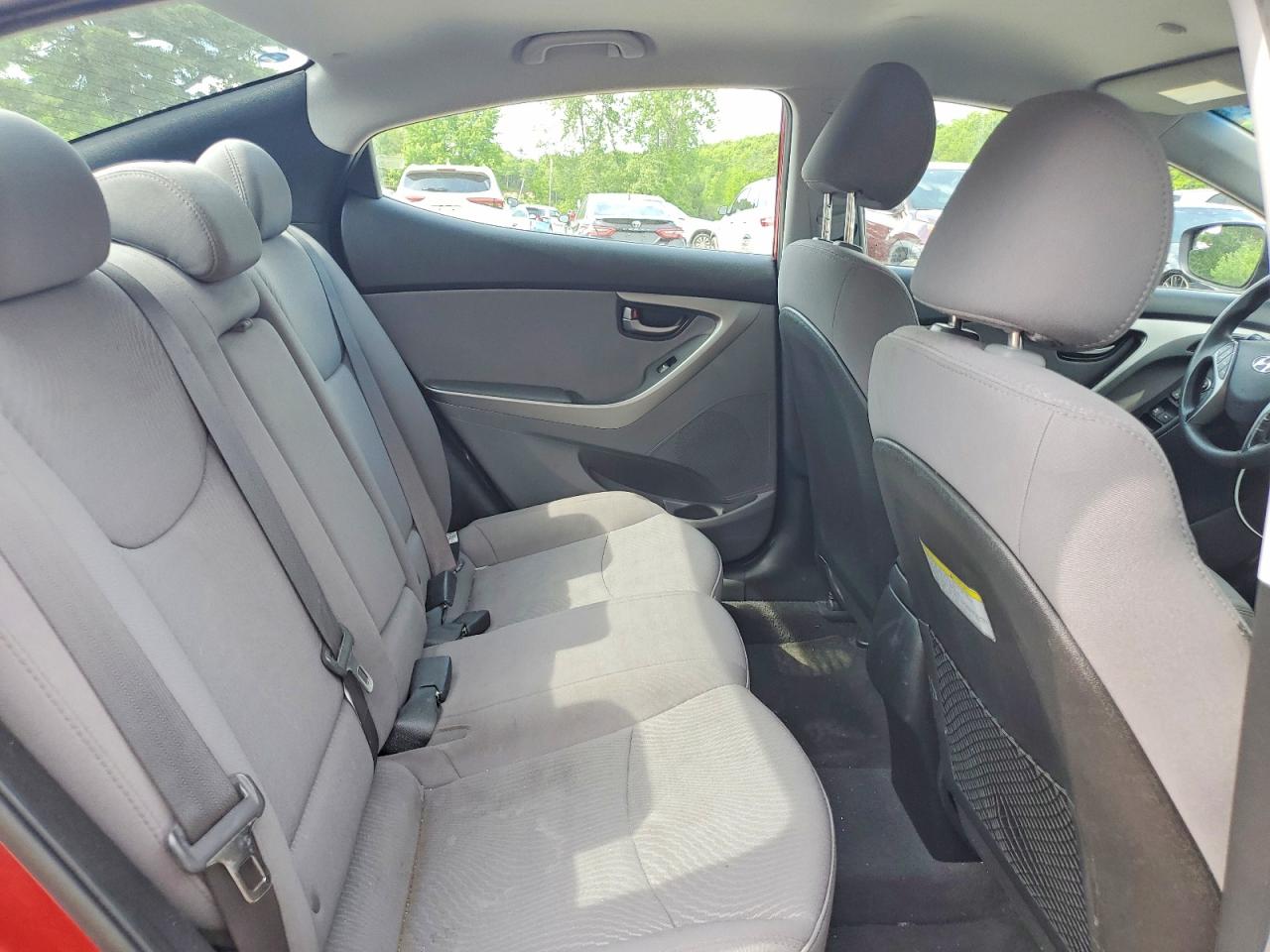 2014 Hyundai Elantra Se Red vin: 5NPDH4AE2EH532484