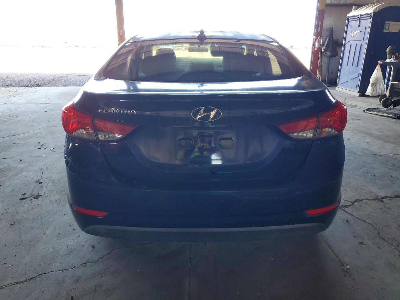 2014 Hyundai Elantra Se Blue vin: 5NPDH4AE2EH532811