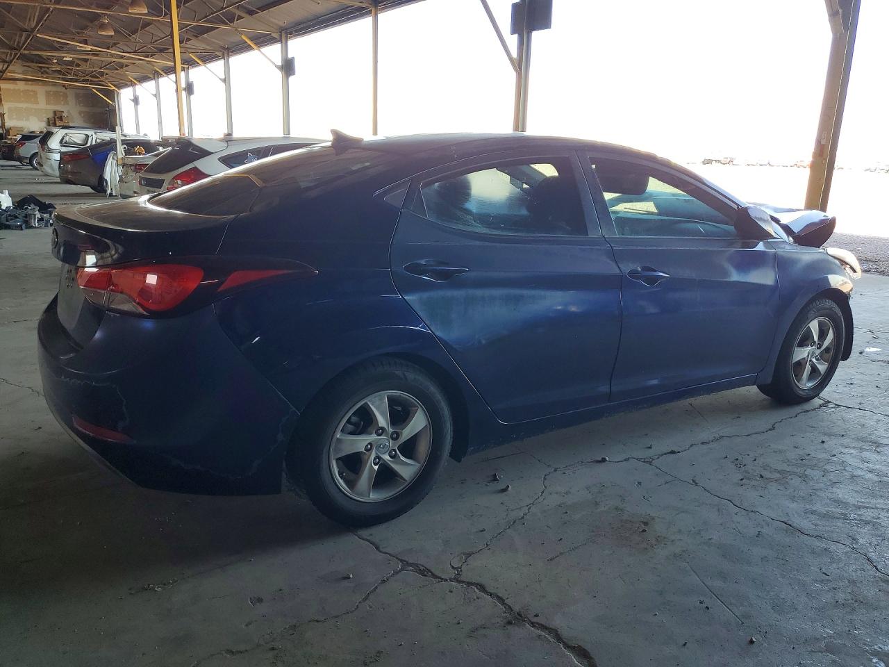 2014 Hyundai Elantra Se Blue vin: 5NPDH4AE2EH532811