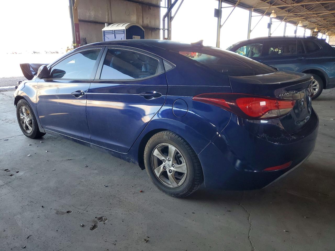 2014 Hyundai Elantra Se Blue vin: 5NPDH4AE2EH532811