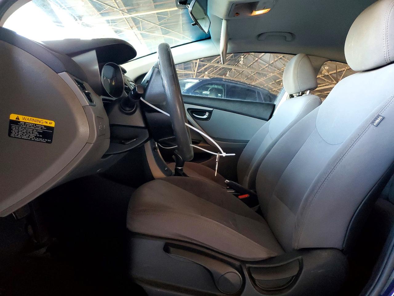 2014 Hyundai Elantra Se Blue vin: 5NPDH4AE2EH532811