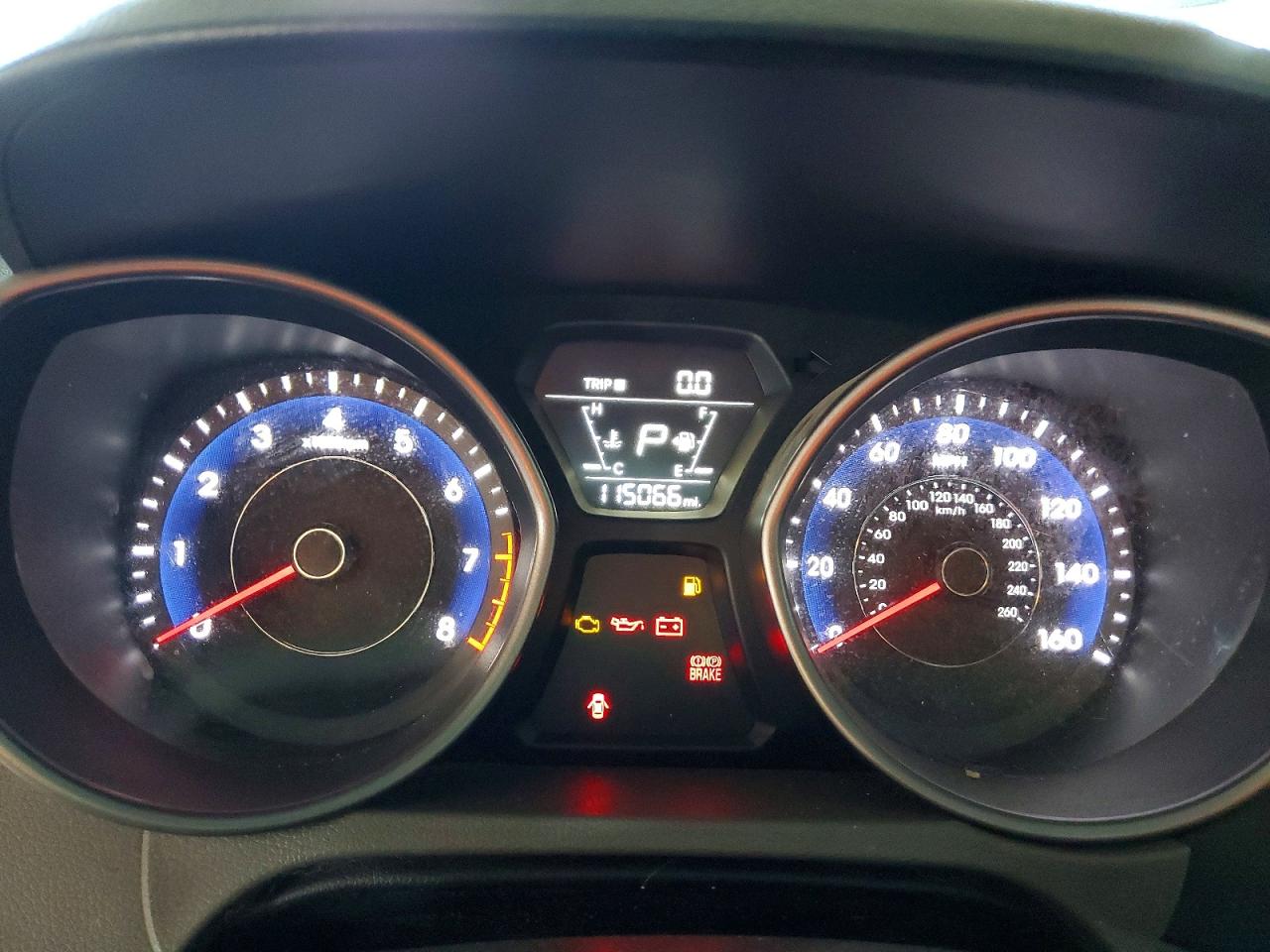 2014 Hyundai Elantra Se Blue vin: 5NPDH4AE2EH532811