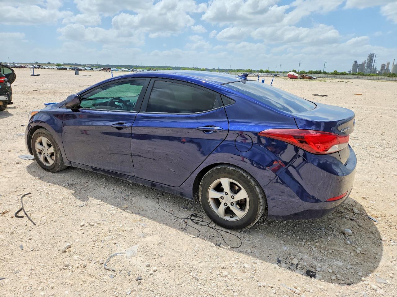 2014 Hyundai Elantra Se Blue vin: 5NPDH4AE2EH533022