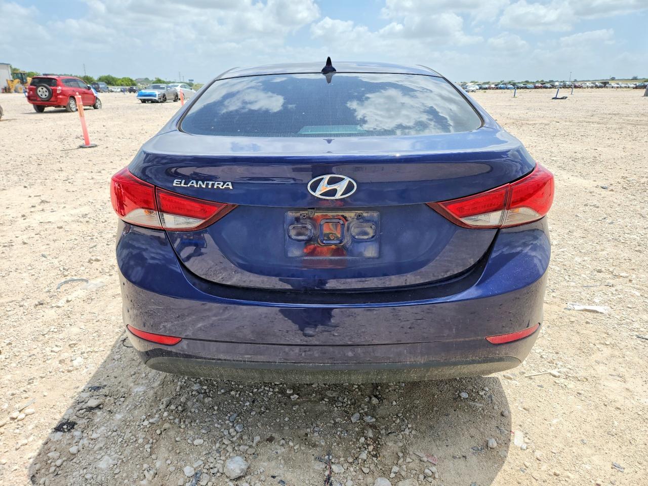 2014 Hyundai Elantra Se Blue vin: 5NPDH4AE2EH533022